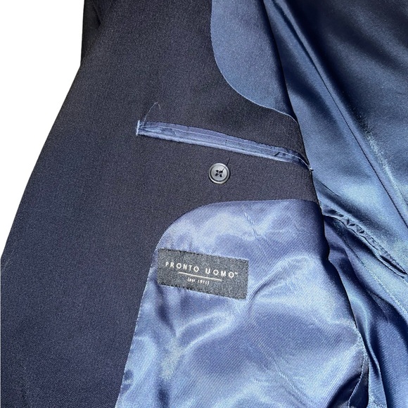 Pronto Uomo suit jacket in deep navy - Picture 3 of 6